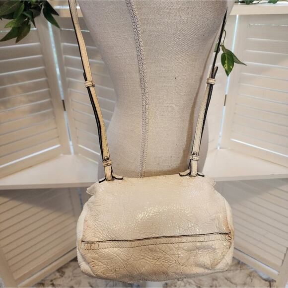 GIVENCHY CREAM DEERSKIN CRINKLE LEATHER PURSE - Picture 5 of 15